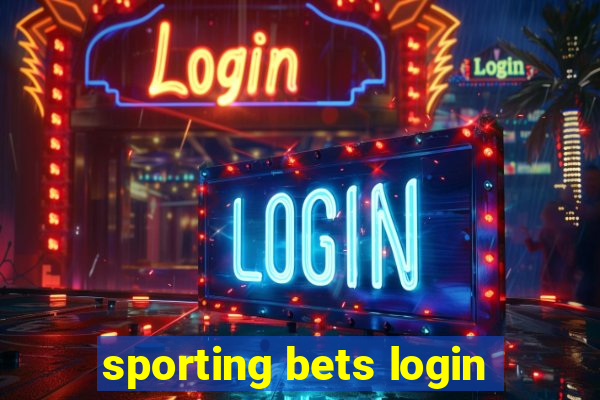 sporting bets login